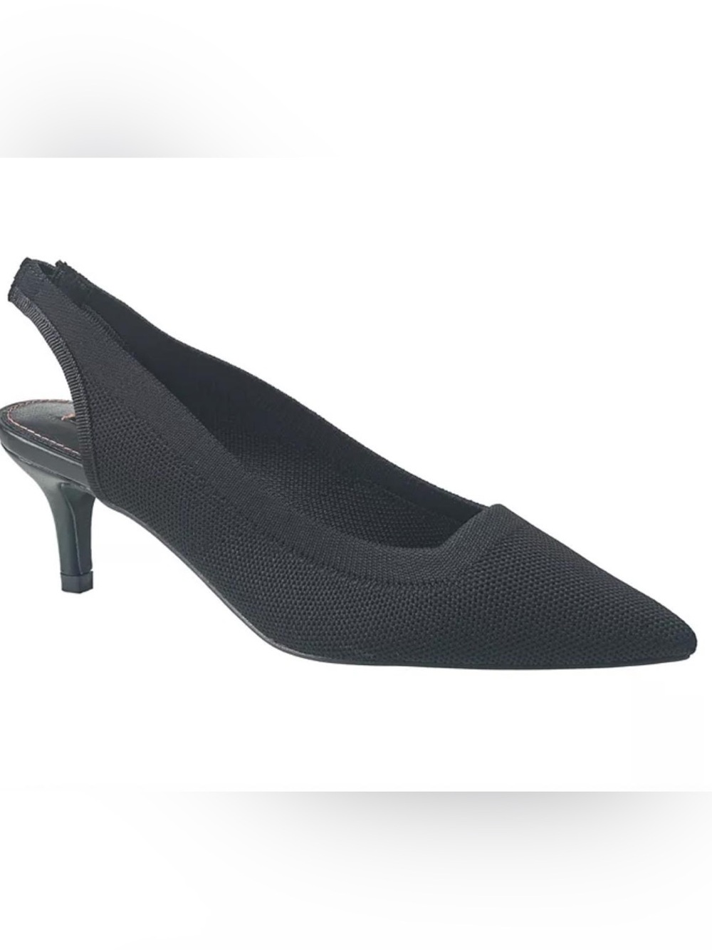 New French Connection Women's Viva Slingback Black Heels -- Size 6